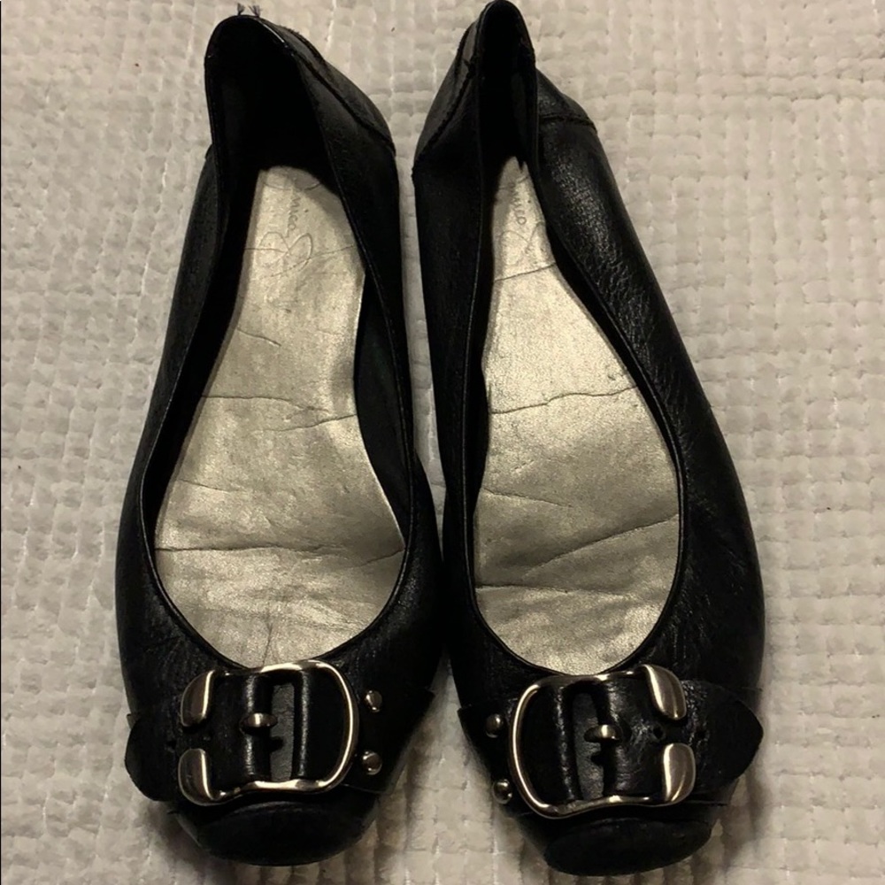 Women black flats